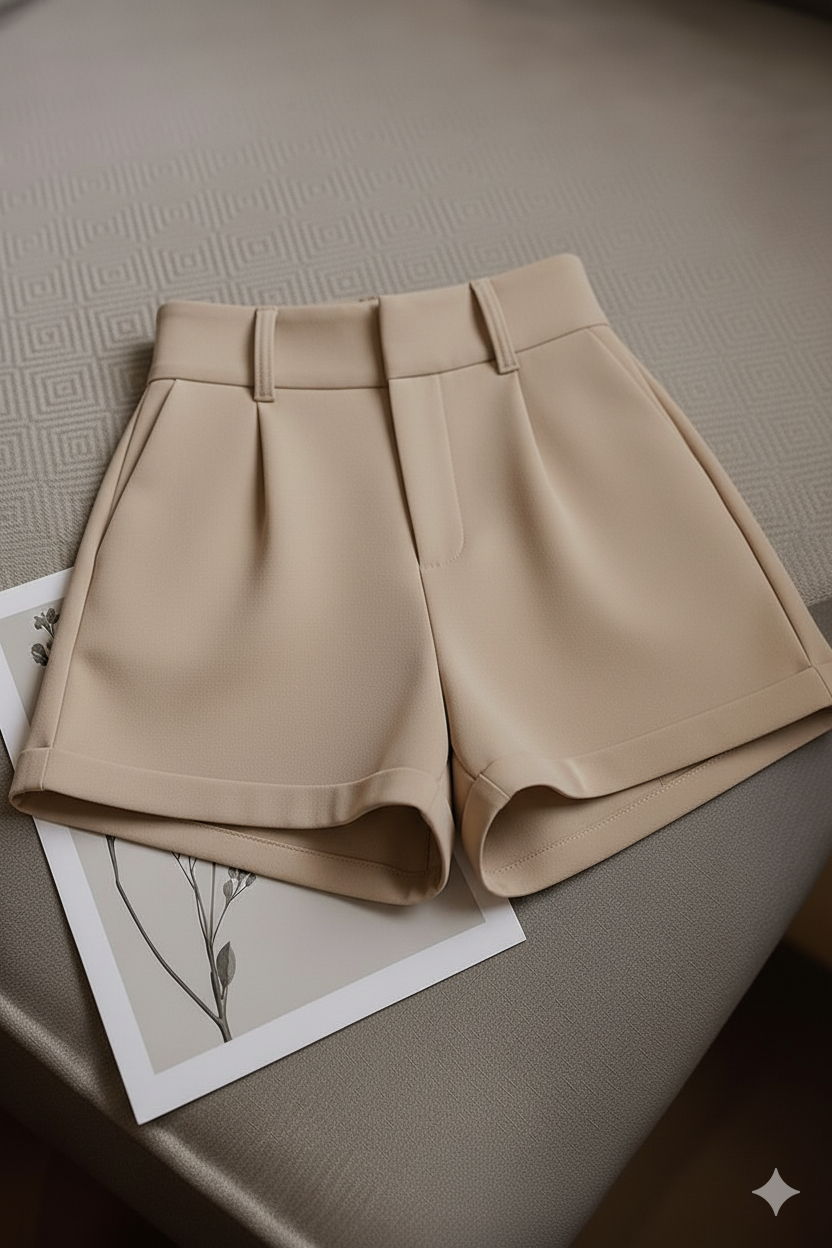 Shorts Oxford beige